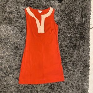 Orange short dress